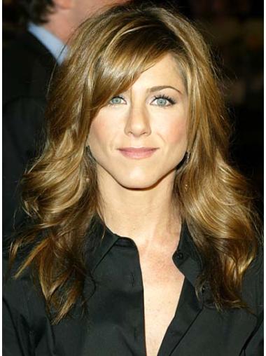 Blonde With Bangs Wavy Ideal Jennifer Aniston wigs