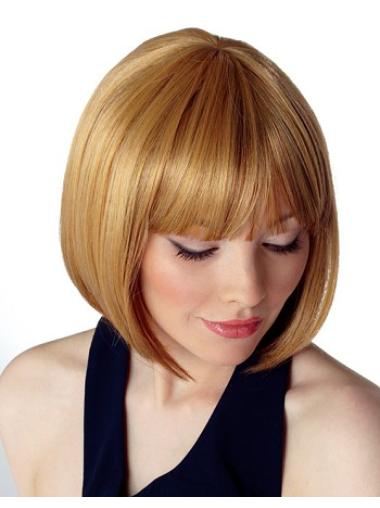 Synthetic Straight Fashionable Bob Wigs
