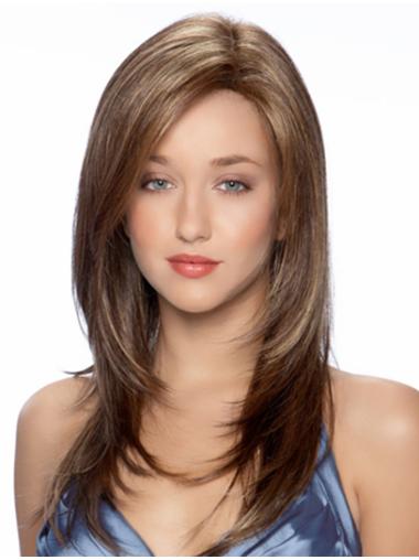 Wavy Brown Layered Gorgeous Long Wigs