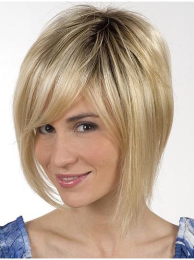 Bobs Blonde Synthetic Cheapest Medium Wigs