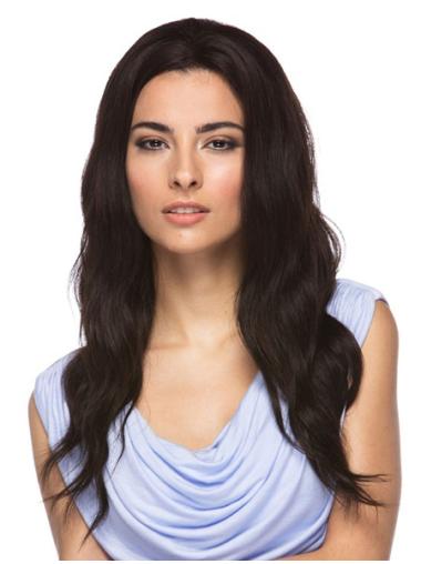 Black Lace Front Wavy Gorgeous Human Hair Wigs