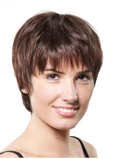 Brown Layered Synthetic Amazing Short Wigs