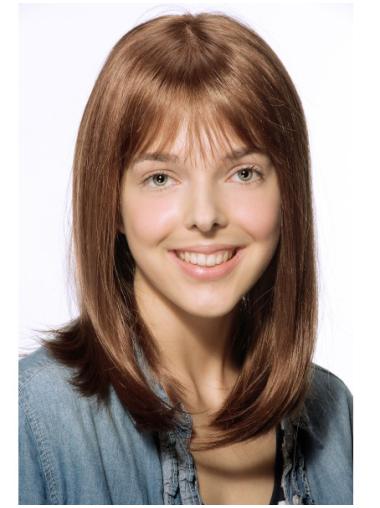Straight Brown Lace Front Ideal Kids Wigs