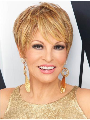 Synthetic Blonde Straight Fabulous Short Wigs