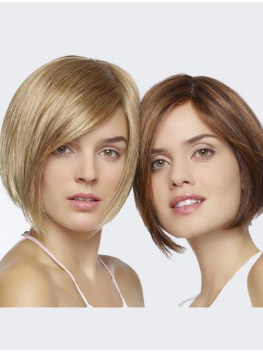 Affordable Blonde Bobs Straight Medium Wigs