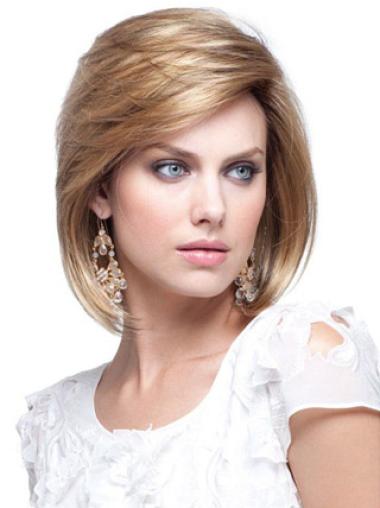 Blonde Bobs Straight Perfect Human Hair Wigs