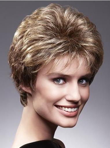 Brown Classic Wavy Gorgeous Short Wigs