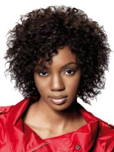 Brown Afro Curly Designed African American Wigs
