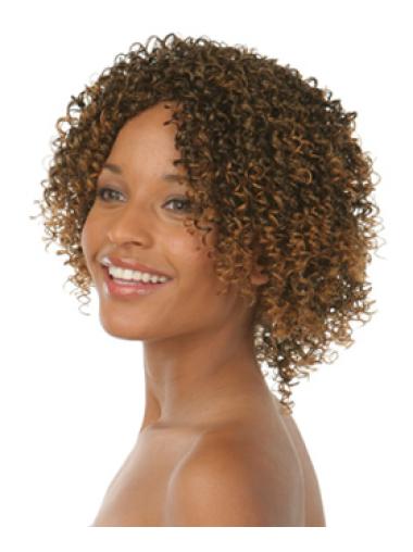 Synthetic Afro Curly No-fuss African American Wigs