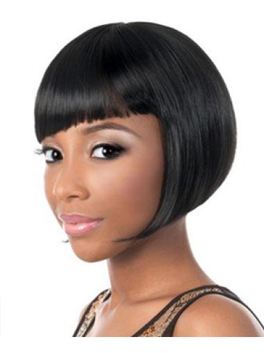 Straight Bobs Black Style African American Wigs