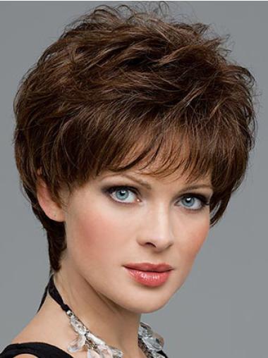 Brown Boycuts Cropped Exquisite Short Wigs