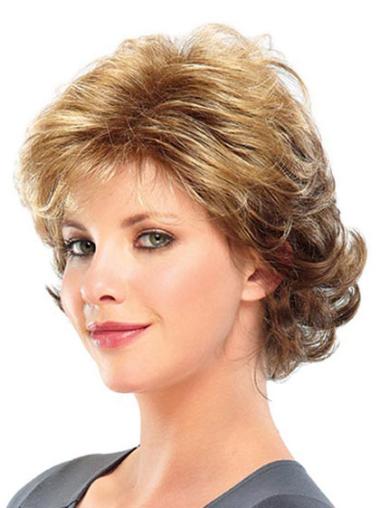 Blonde Layered Synthetic Designed Classic Wigs
