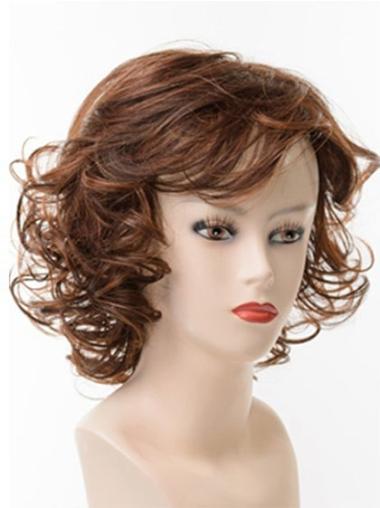 Brown Layered Curly Stylish Synthetic Wigs