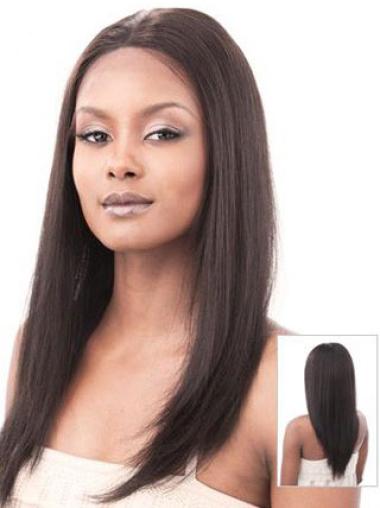 Straight Auburn Indian Remy Hair Affordable Lace Front Wigs