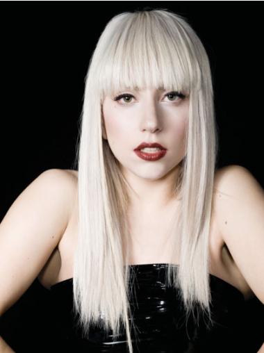 With Bangs Straight Cheapest Lady Gaga wigs