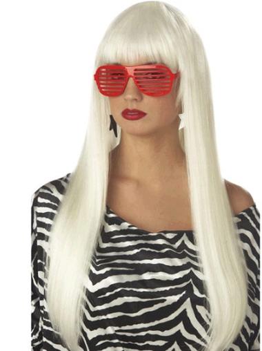 With Bangs Straight Incredible Lady Gaga wigs