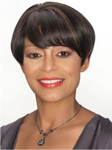 Brown Boycuts Straight Great Short Wigs