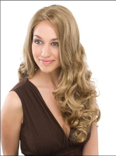 Blonde Without Bangs Curly Fabulous Long Wigs