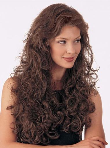 Brown Curly Incredible Wigs/Human Hair Wigs & Half Wigs