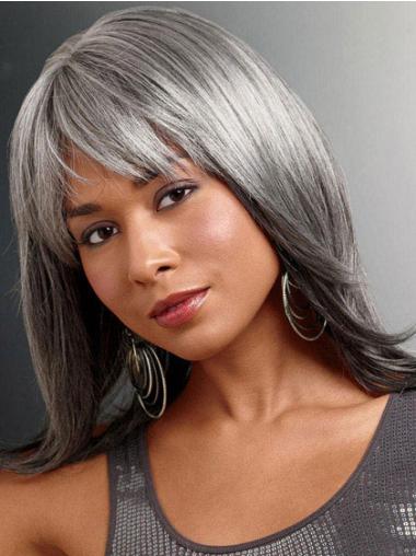 Straight Top Grey Wigs