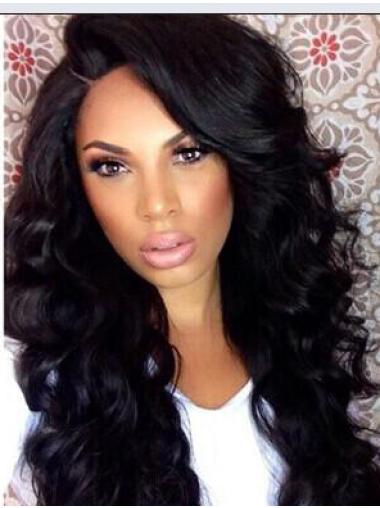 Curly Capless African American Black 15" Synthetic Wigs