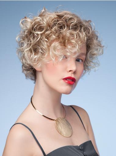 Curly Synthetic Classic Brown Pixie Cut Wig