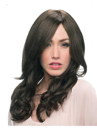 Layered Black Curly Convenient Long Wigs