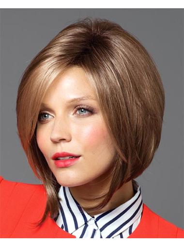Bobs Straight Brown Comfortable Synthetic Wigs