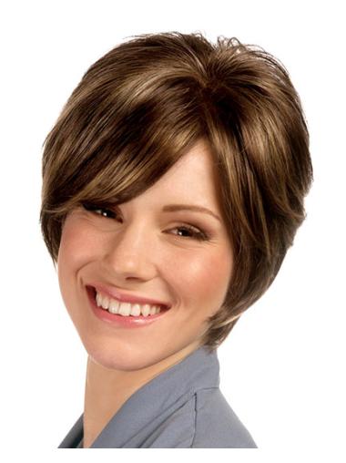 Synthetic Bobs Straight Affordable Short Wigs