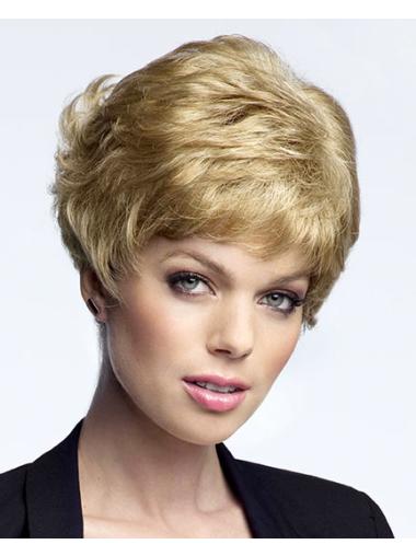 Blonde Boycuts Curly Gorgeous Short Wigs
