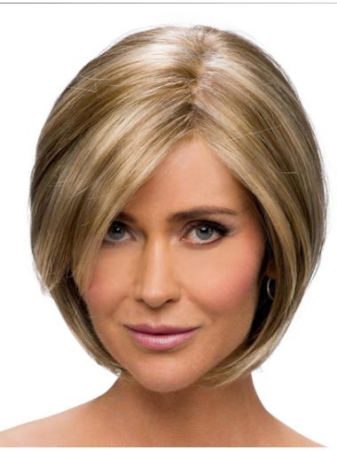 Brown Synthetic Straight High Quality Medium Wigs